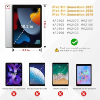 Fintie klávesnice s obalem pro iPad 10.2 palce 9 8 7 generace - 2021 2020 2019 , ochranný kryt s TPU zadní částí, držák pera a